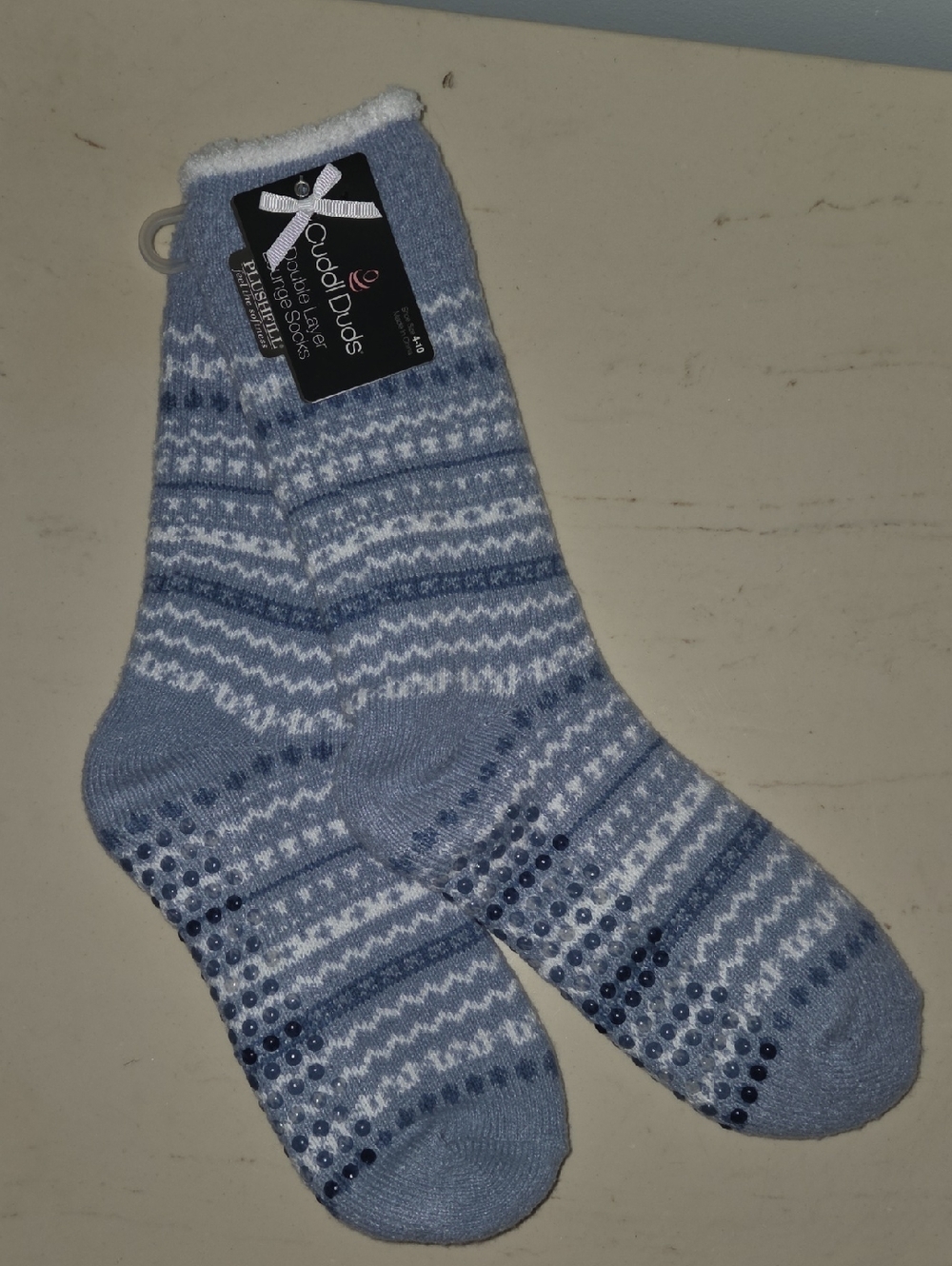 CuddlDuds Double Layer Lounge  Socks
